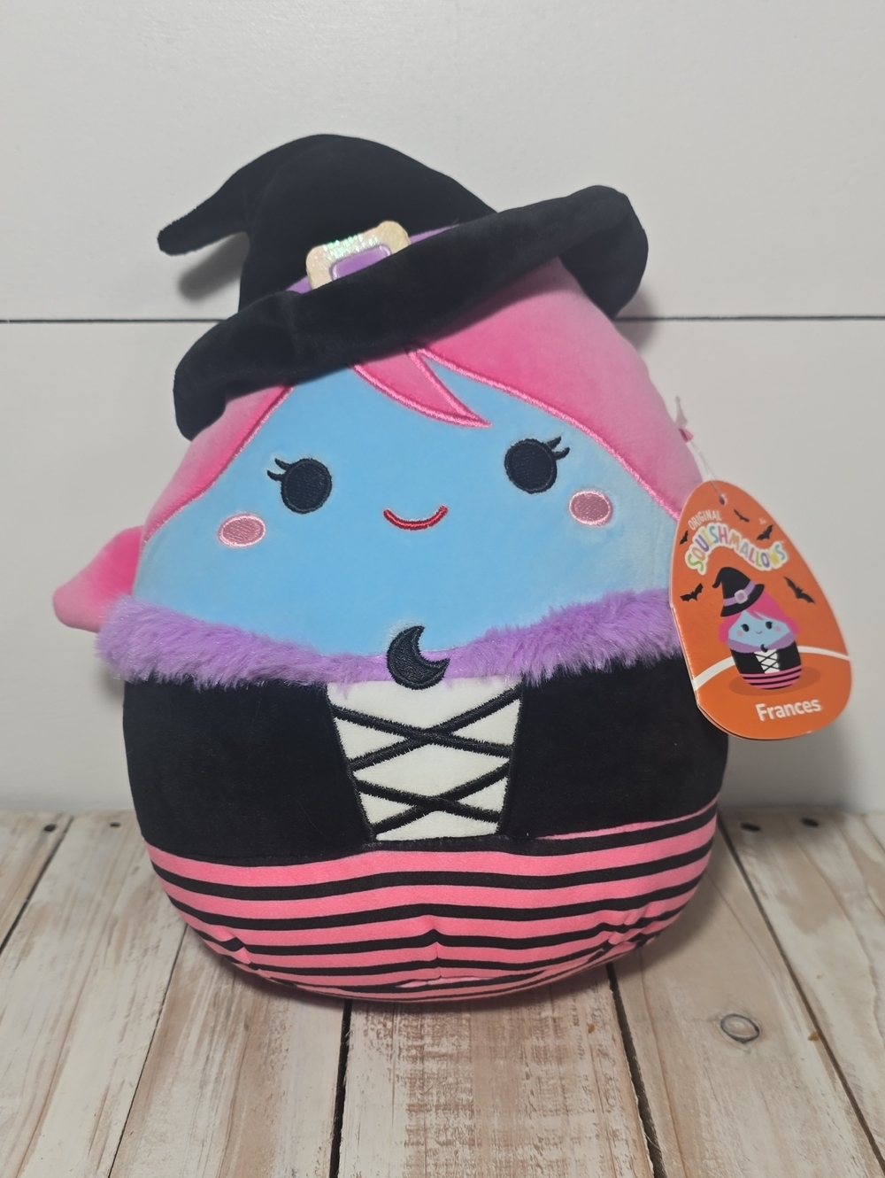 Squishmallow 12" Frances the Witch Halloween Plush Pink Hair 12 Inch 2023 Squad